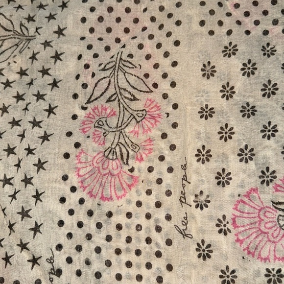 NWOT Free People Gauze Large Reusable Shopping Tote - Picture 4 of 5